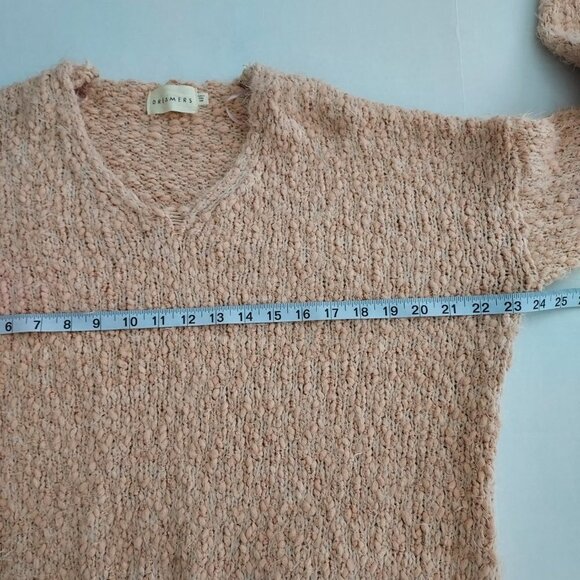 Dreamers Cotton Blend Fuzzy Soft Peach Sweater - Picture 8 of 12